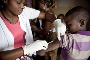 Injection d'un vaccin
